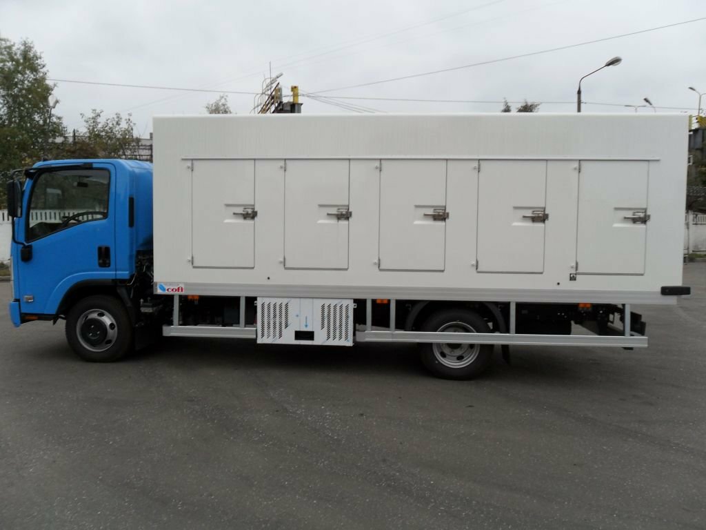 Исудзу 75,5 тонн,фургон морозильный 5100х2100х1650